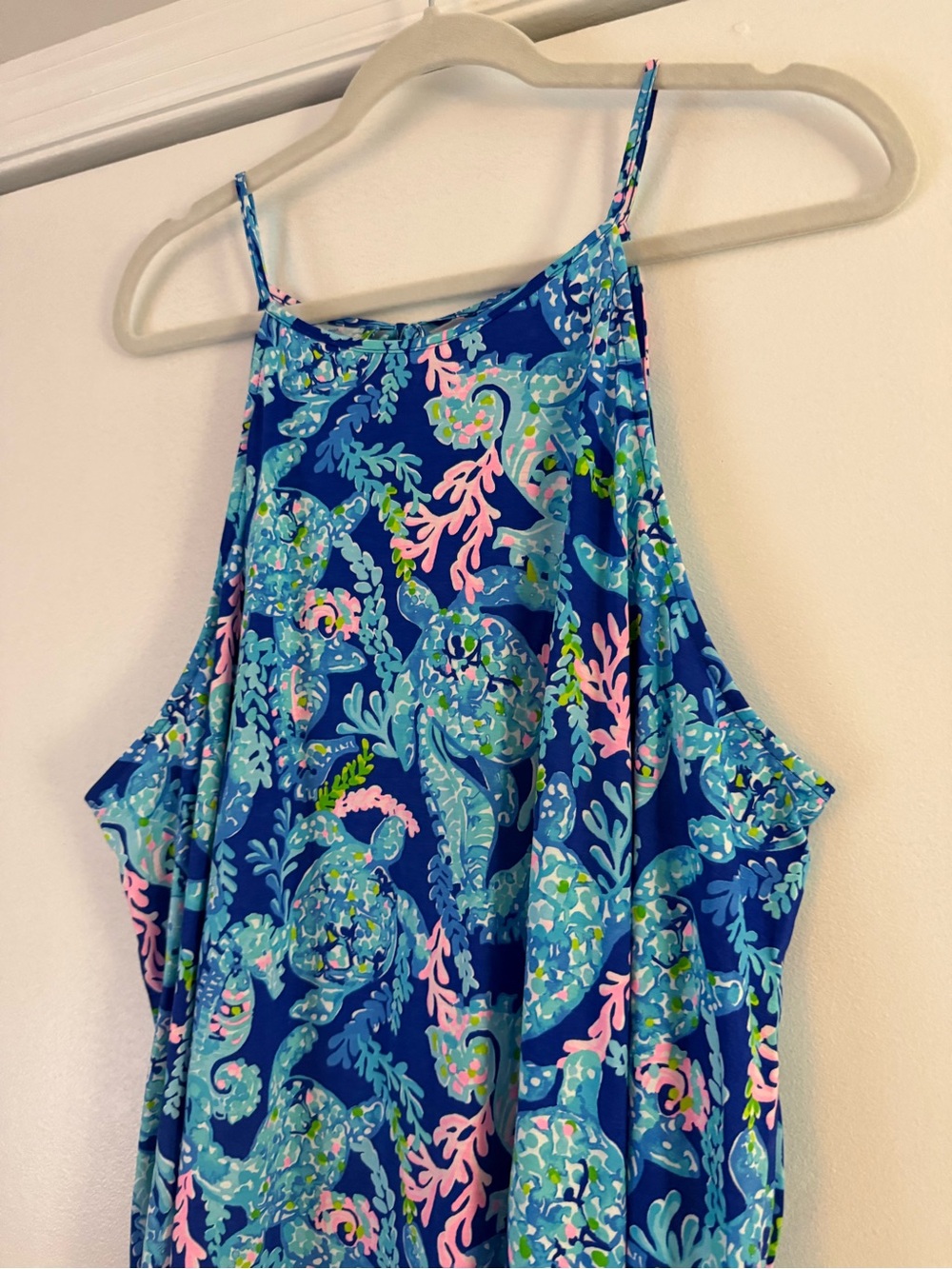 Lilly Pulitzer Blue Turtle Print Margot Dress - Picture 2 of 7